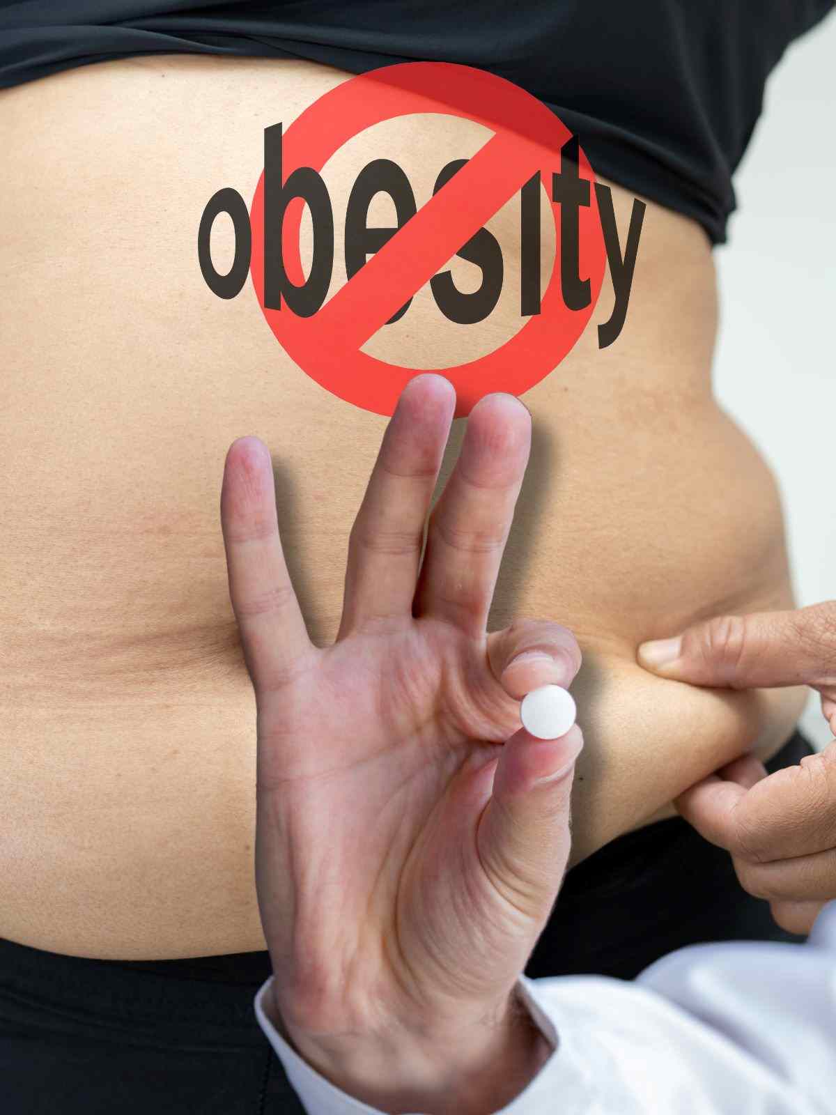 persona obesa e pillola anti obesità