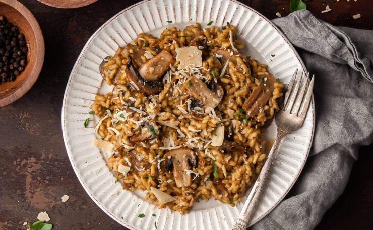 Risotto funghi porcini e tartufo